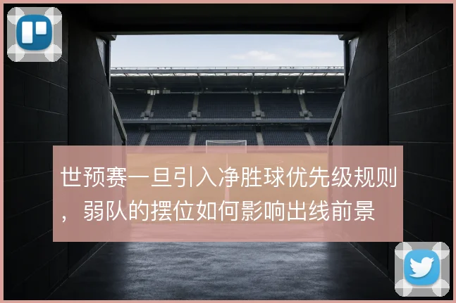 世预赛一旦引入净胜球优先级规则，弱队的摆位如何影响出线前景